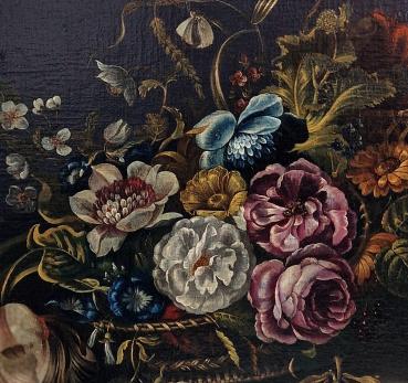 Stillleben mit Blumen und Insekten, 18. Jahrhundert
