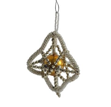 Beaded gablonz ornament, 20s