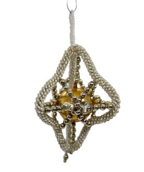 Beaded gablonz ornament, 20s