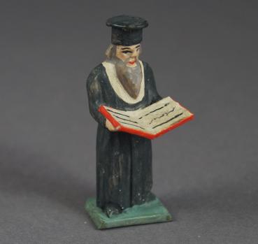 Grulicher Krippenfigur " Priester mit Buch " (5 cm)