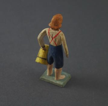 Grulich nativity figure - "Man with crock" (7 cm)