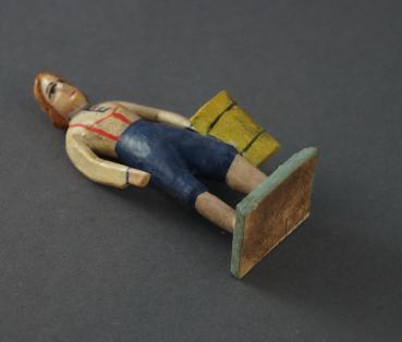 Grulich nativity figure - "Man with crock" (7 cm)