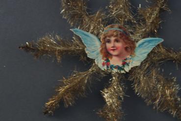 Tinsel ornament, Tinsel star, ca.1920