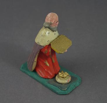 Grulich nativity figure - "Holy King", ca. 1900 (10 cm)