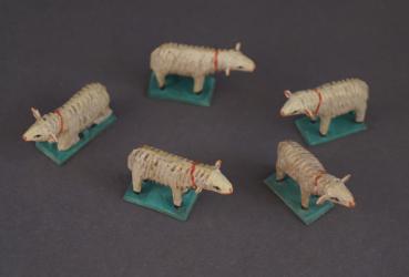 Grulich nativity figure "5 sheep"