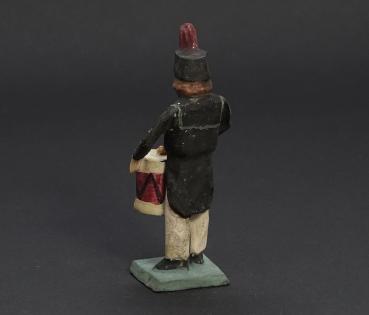 Grulich nativity figure " Mineworker / Musician with Drum " (7 cm)