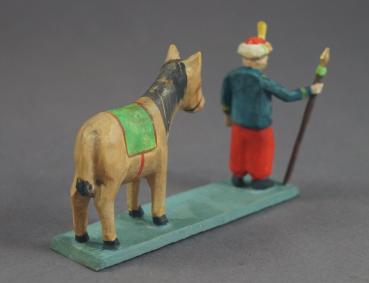 Grulich nativity figure "Horse & Horseman" (5 cm)