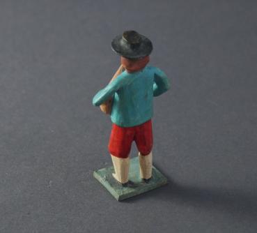 Grulich nativity figure " musician with backpipe " (7 cm)