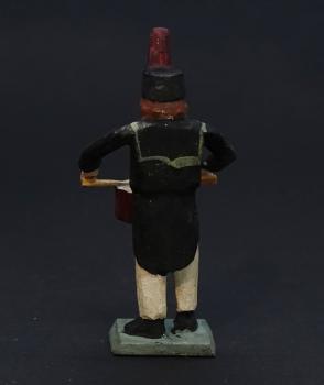 Grulich nativity figure " Mineworker / Musician with Drum " (7 cm)