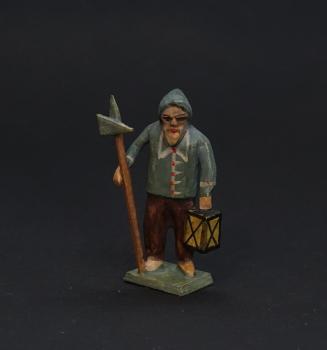 Grulicher Krippenfigur " Nachtwächter " (5 cm)