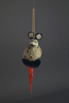 Micky Maus mit Hasenfell / Chenille, um 1930