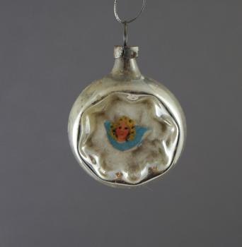 Indent Glass Ornament, ca. 1920