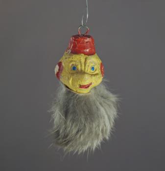 Composition head with Rabbit fur, ca. 1930