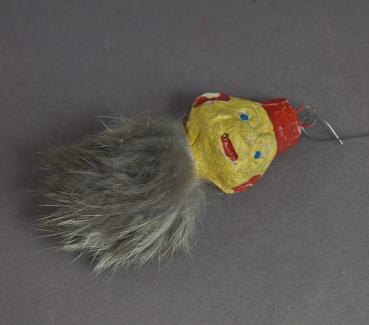 Composition head with Rabbit fur, ca. 1930