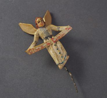 Grulich nativity figure ""Angel of Annunciation""  (5 cm)