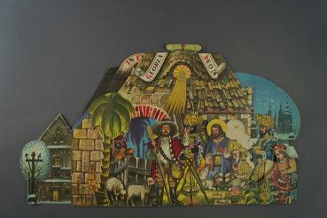 Cardboard Pop-up Nativity Scene - Vojtech Kubasta 1972