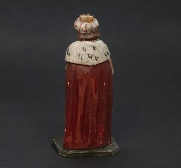 Grulich nativity figure  " Holy King Balthasar ", ~ 1900  (10 cm)