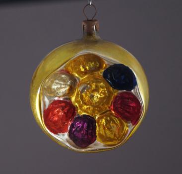Indent Glass Ornament, ca. 1930