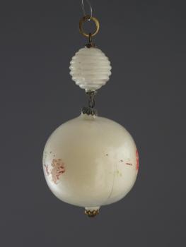 Glass Ornament, Wax filled, ca. 1920