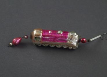 Beaded Glass Ornament, Train, Gablonz ca. 1930