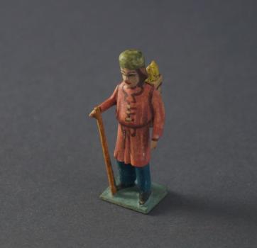 Grulich nativity figure "Man with pannier"  (5 cm)