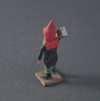 Grulich nativity figure - "Gnome with Hammer" (6 cm)