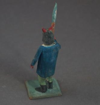 Grulich nativity figure - "Devil / Krampus with Spear" (7 cm)
