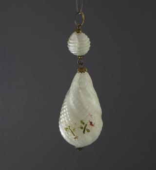 Glass Ornament, Wax filled, ca. 1900