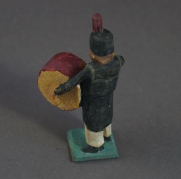 Grulich nativity figure " Mineworker / Musician with Drum " (7 cm)