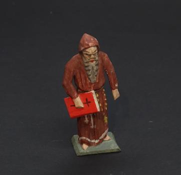 Grulich nativity figure  " Monk with prayer book " (7 cm)