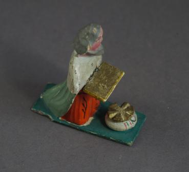 Grulich nativity figure " Holy King Melchior " ca. 1900  (7 cm)