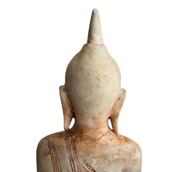 Buddha aus Alabaster, Burma 17. Jahrhundert