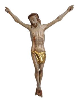 Christus / Kruzifix Holz geschnitzt, ~ 1850