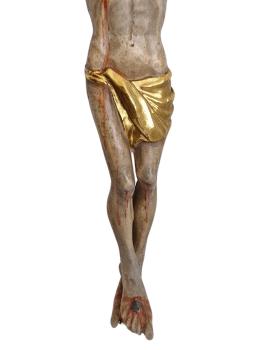 Christus / Kruzifix Holz geschnitzt, ~ 1850