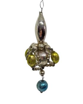 Gablonzer Ornament aus Glasperlen, ~ 1920