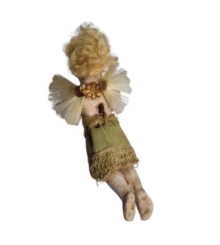 Waxed composition Angel, Germany ~ 1900