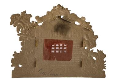 Cardboard Nativity Scene, first half 20th century