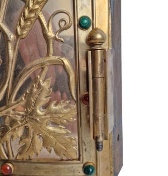 Tabernacle door / gold plated brass ~ 1880