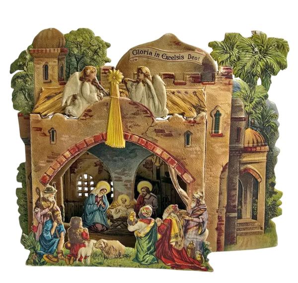 Cardboard Nativity Scene, ~ 30s