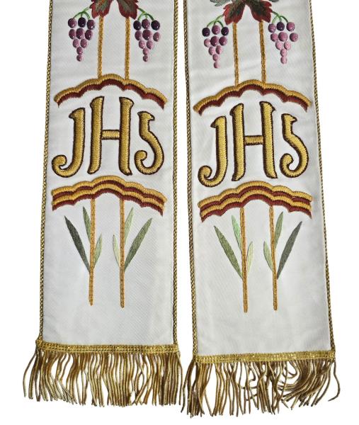 Antike Stola für Ornat, Messgewand, Vestment