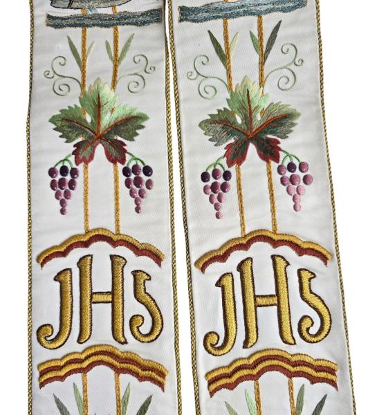 Antike Stola für Ornat, Messgewand, Vestment