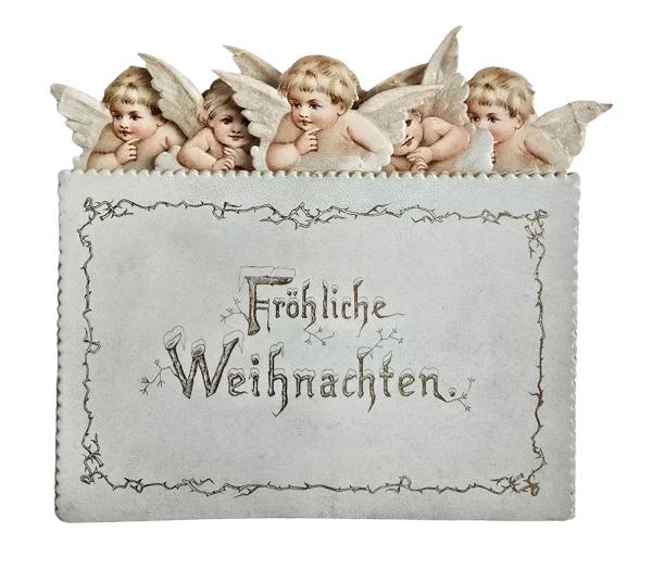 Folding Card with Angel, before 1900