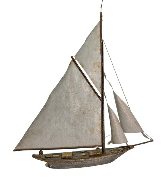 Dresden Cardboard, Sailing boat, ca. 1900