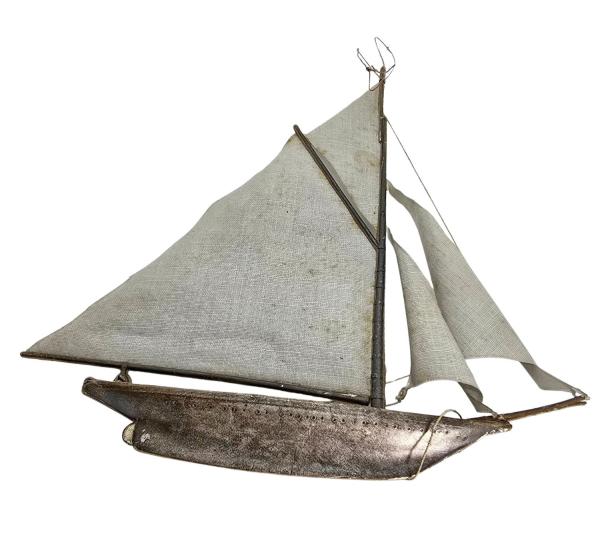 Dresden Cardboard, Sailing boat, ca. 1900