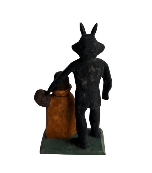 Grulich Devil / Krampus holding sack with children  (7 cm)