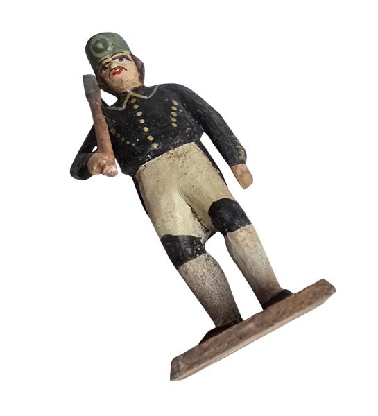 Grulich nativity figure, Miner with axe, ca. 1900 (7 cm)