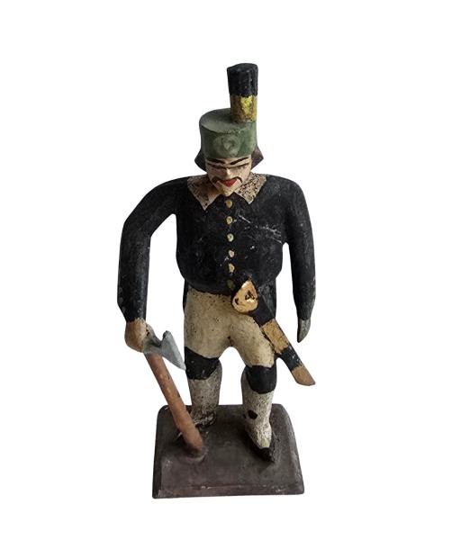 Grulich nativity figure, Miner with axe, ca. 1900 (7 cm)