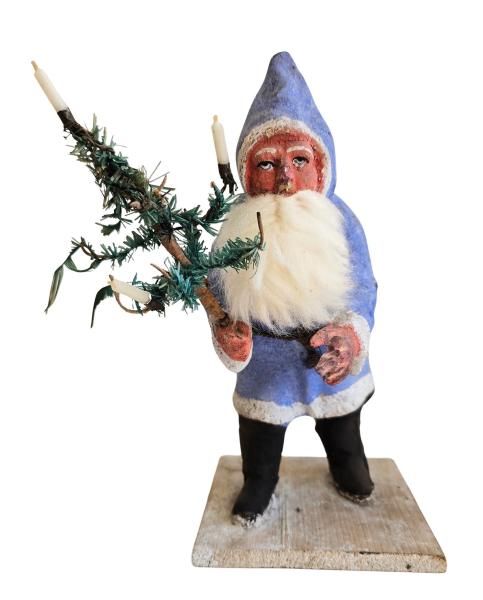 Weihnachtsmann / Nikolaus aus Papiermache, ~ 1920