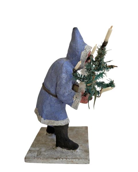 GERMAN PAPIER-MACHE / COMPOSITION BELSNICKEL / SANTA CLAUS FIGURE, ~ 1920