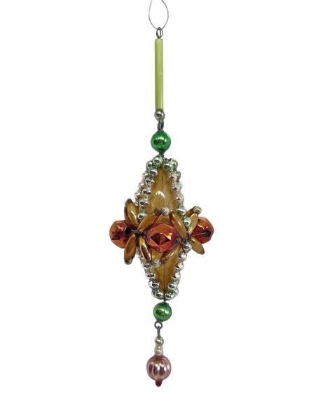 Beaded gablonz ornament, 20s